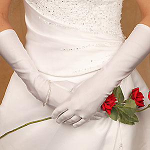 перчатки свадебные